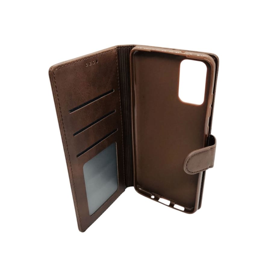 Synthetic Leather Flip Case for Samsung Galaxy S20 Plus (Brown) 9eight5