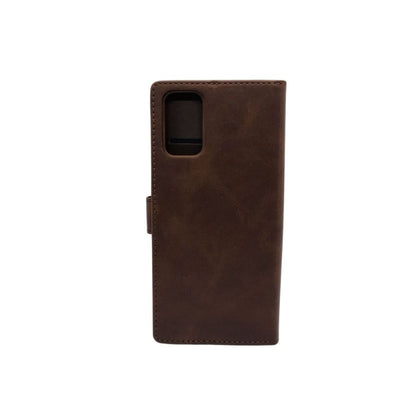 Synthetic Leather Flip Case for Samsung Galaxy S20 Plus (Brown) 9eight5