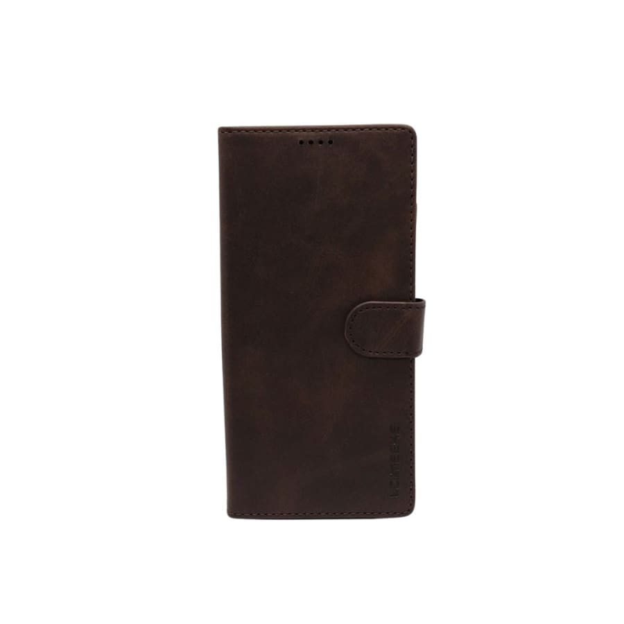 Synthetic Leather Flip Case for Samsung Galaxy S20 Plus (Brown) 9eight5