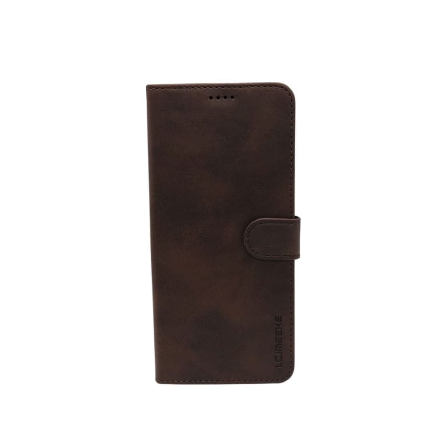 Synthetic Leather Flip Case for Samsung Galaxy S20 Ultra (Brown) 9eight5