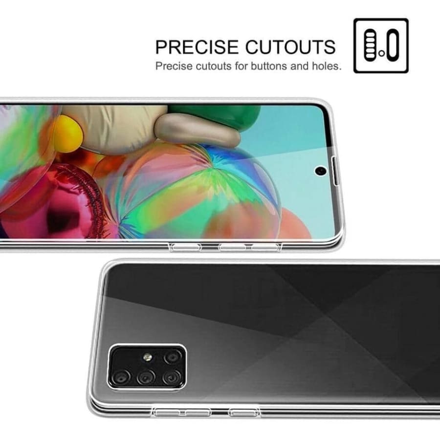 Clear Silicone Case for Samsung Galaxy S21 Plus (Clear) 9eight5