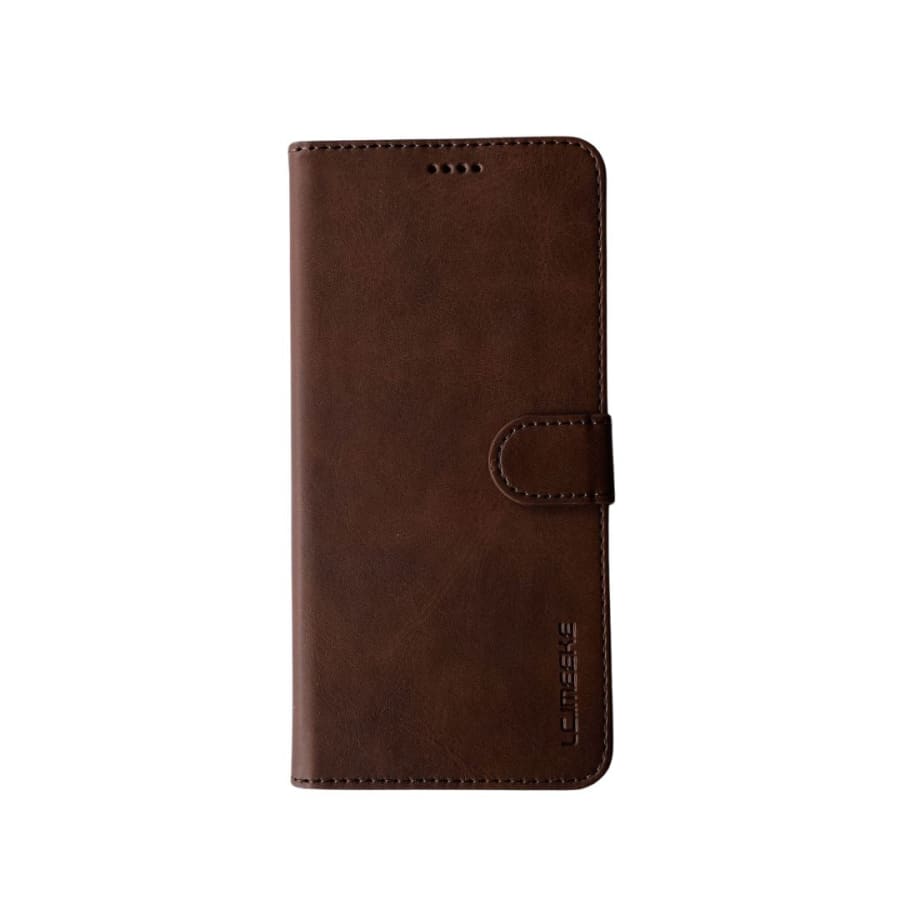 Synthetic Leather Flip Case Case for Samsung Galaxy S21 Plus (Brown) 9eight5
