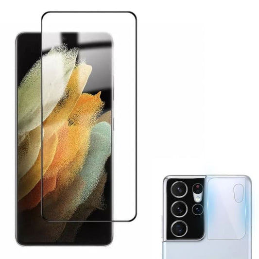 Glass Screen Protector for Samsung Galaxy S21 Ultra (2 in 1) 9eight5