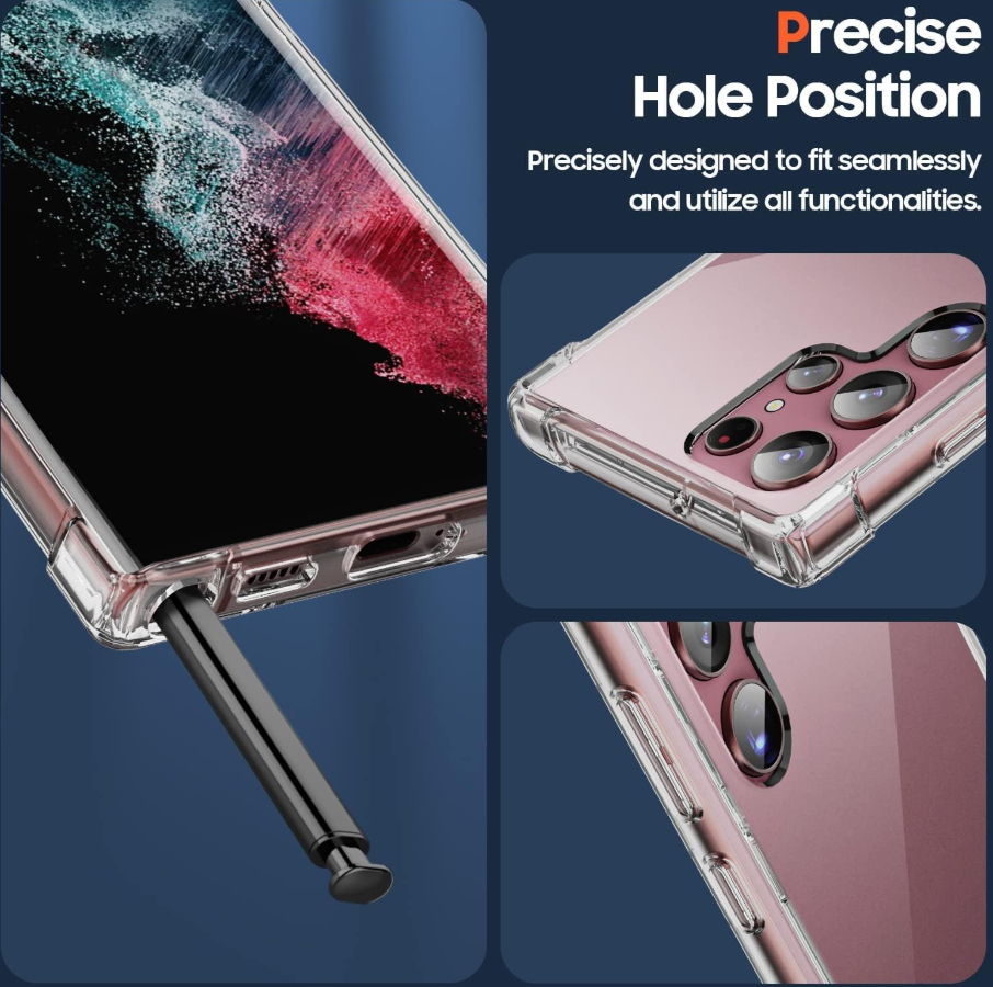 Samsung Galaxy S22 Ultra ROAR Armor Gel HD Clear Case - ShopHub