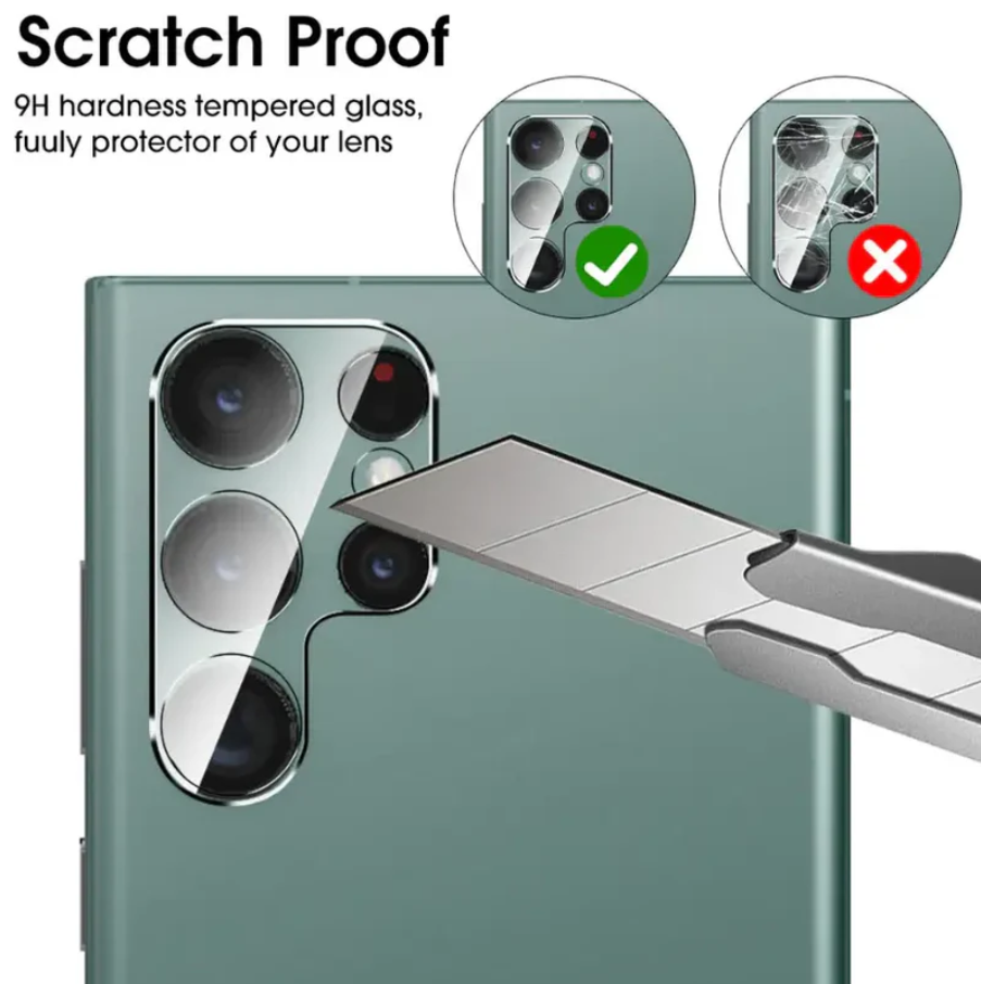 Samsung Galaxy S23 Ultra Glass Camera Lens Shield Protector - ShopHub