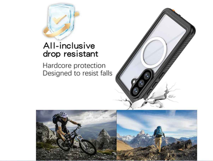 Waterproof & Shockproof Case for Samsung Galaxy S26 Plus – Clear Protective Cover