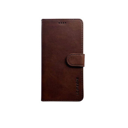 Synthetic Leather Flip Case for Samsung Galaxy S7 (Brown) 9eight5