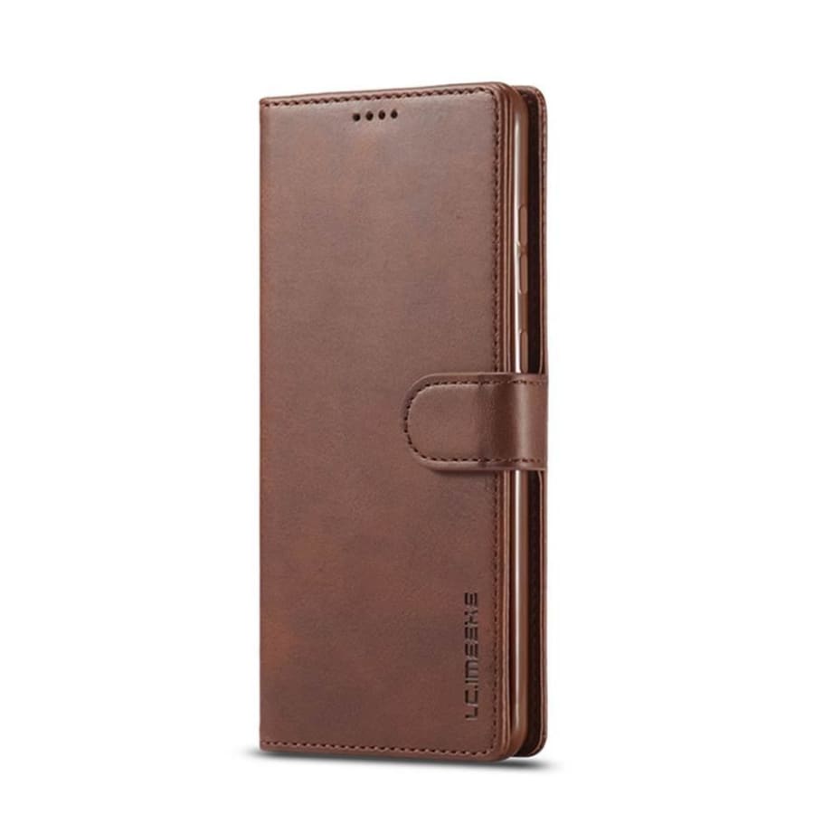 Synthetic Leather Flip Case for Samsung Galaxy S7 (Brown) 9eight5