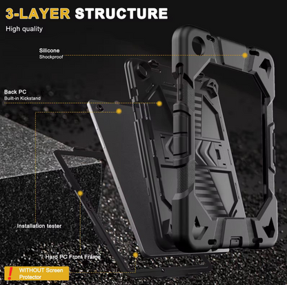 Samsung Galaxy Tab A11 Rugged Shockproof Case with Kickstand NZ techplus