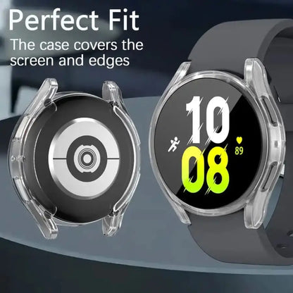 Protective Case for Samsung Galaxy Watch 5 (44mm) (Clear) Habicare