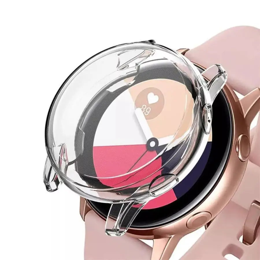 Protective Case for Samsung Galaxy Watch Active 2 (44mm) (Clear) Habicare