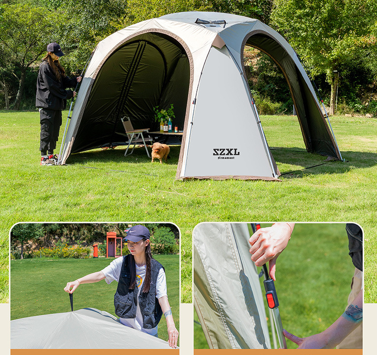 Quick Setup Automatic Dome Canopy with UV Protection (PU3000+) ECOTREK