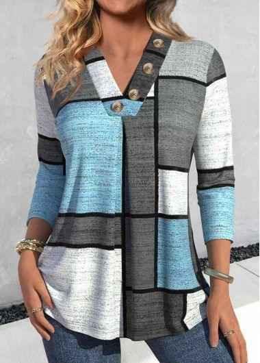 Women's Seraph V-Line Button Knit Top