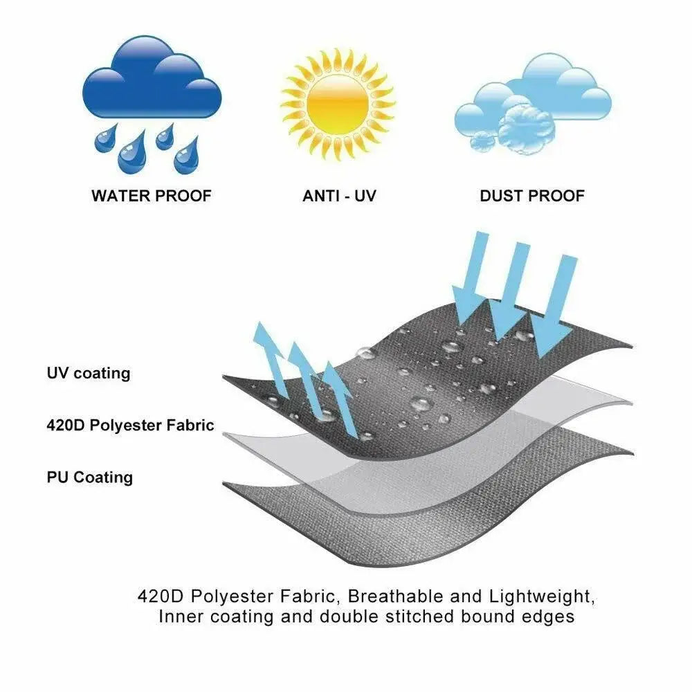 Shape Waterproof Rattan Sofa Cover (available in different sizes) Habicare