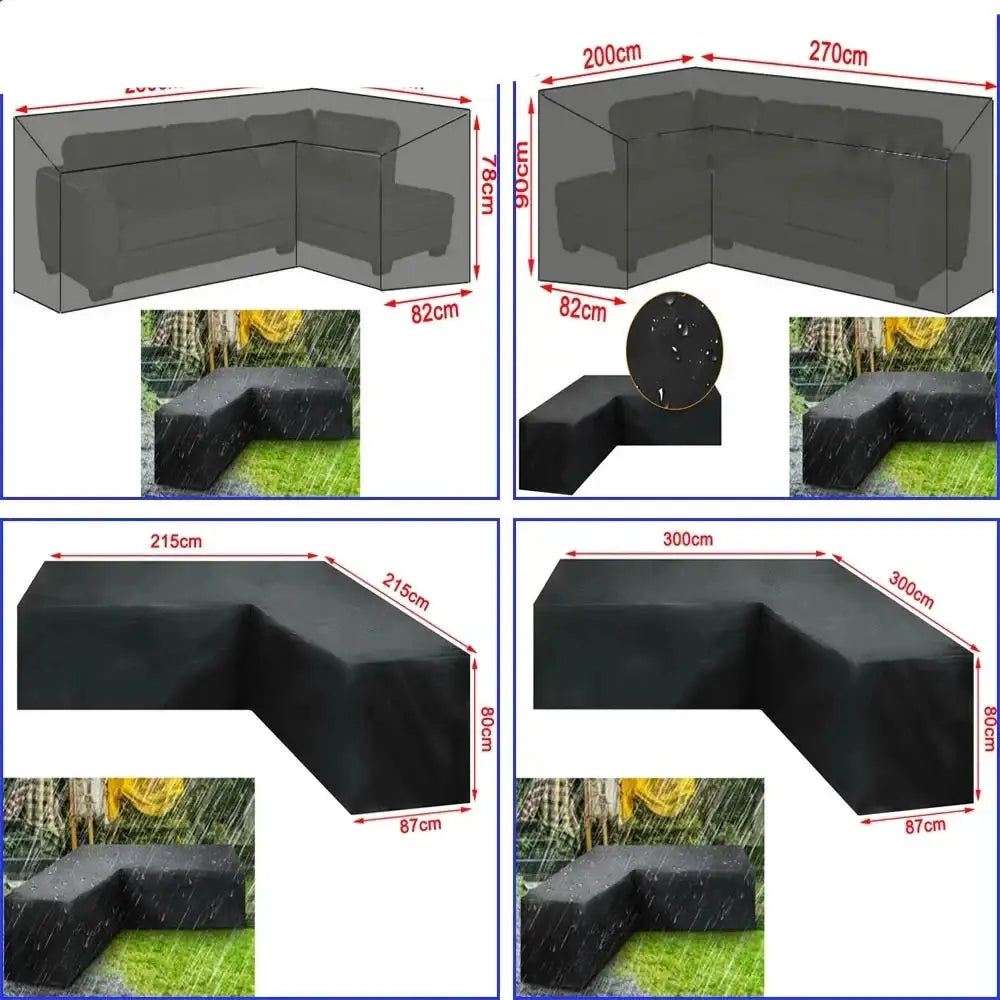 Shape Waterproof Rattan Sofa Cover (available in different sizes) Habicare