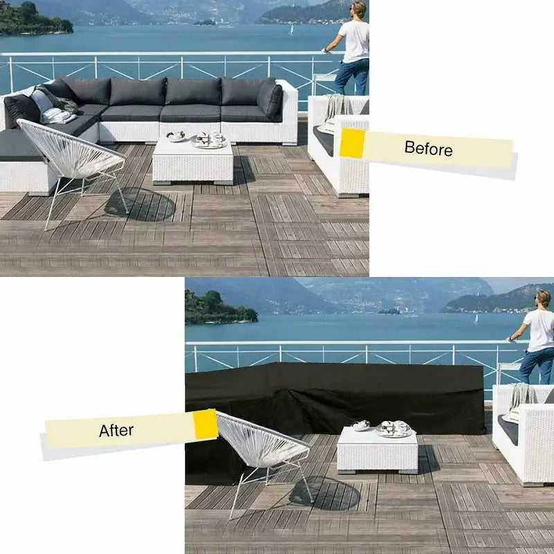 Shape Waterproof Rattan Sofa Cover (available in different sizes) Habicare