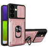 Shockproof Card Slot Case for Samsung Galaxy Note & S Series (Rose Gold)