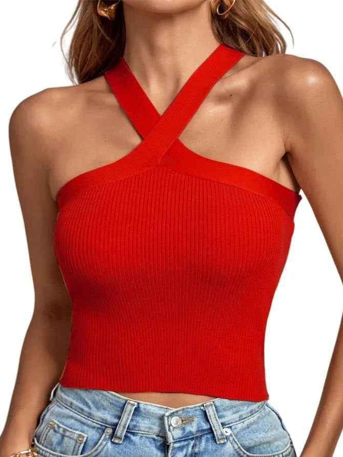 Women's Silhouette Stretch Halter Top