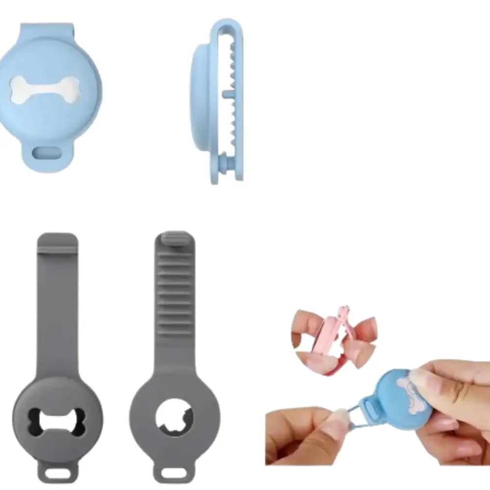 Silicone AirTag Pet Collar Holder Habicare