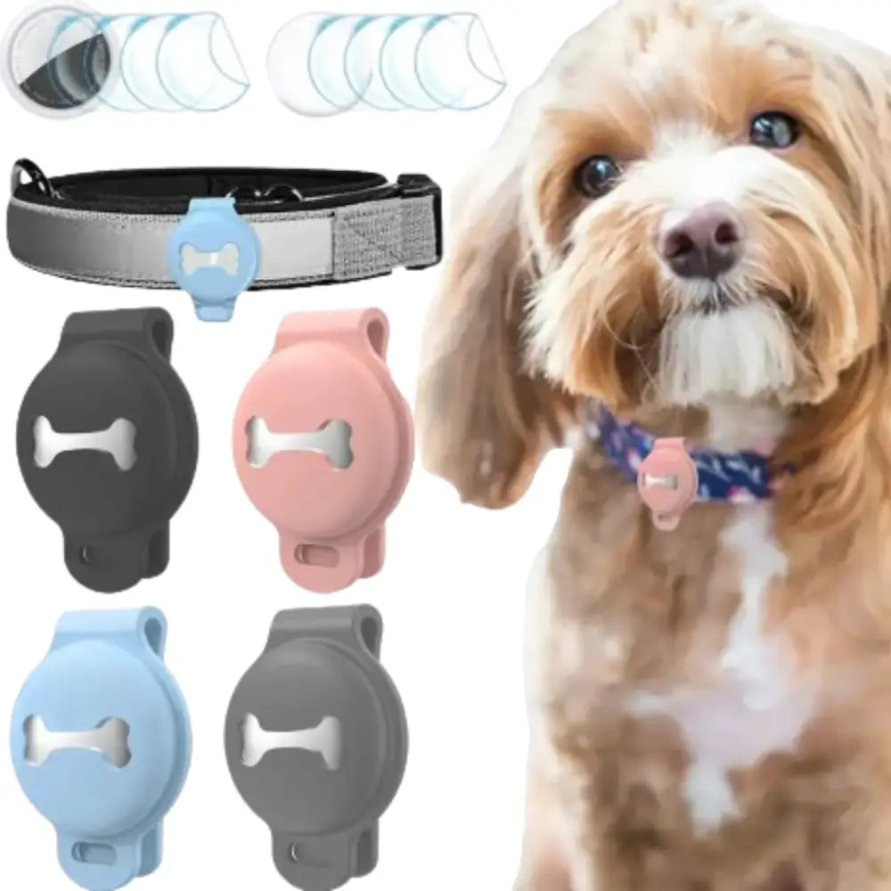 Silicone AirTag Pet Collar Holder Habicare