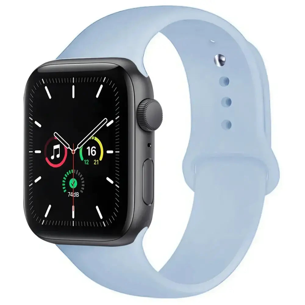 Silicone Band for Apple Watch Series (38mm - 42mm) (available in 45 colours) Habicare
