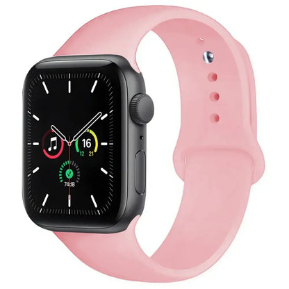 Silicone Band for Apple Watch Series (38mm - 42mm) (available in 45 colours) Habicare