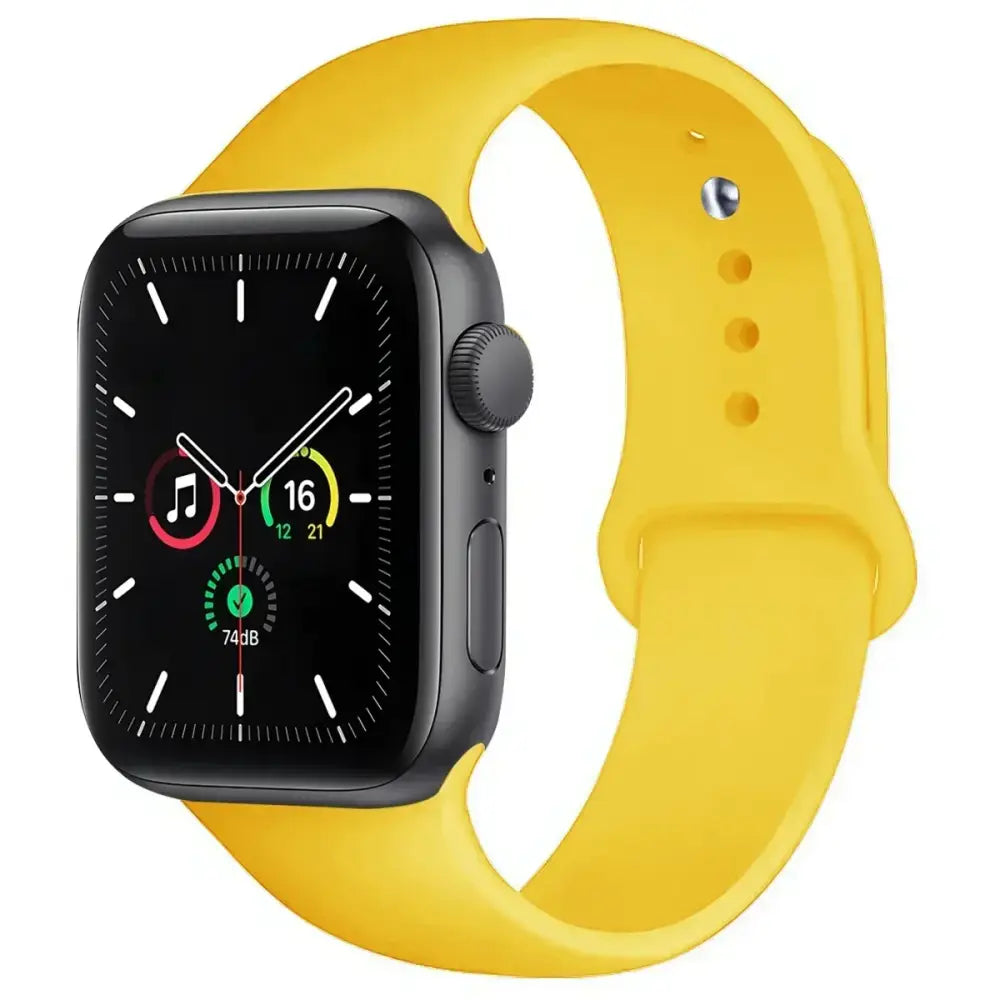Silicone Band for Apple Watch Series (38mm - 42mm) (available in 45 colours) Habicare