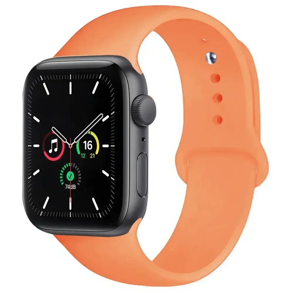 Silicone Band for Apple Watch Series (38mm - 42mm) (available in 45 colours) Habicare