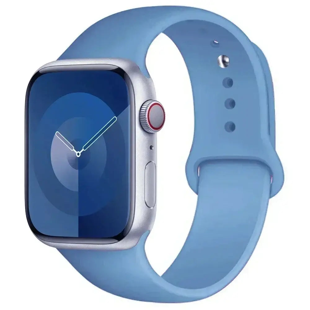 Silicone Band for Apple Watch Series (38mm - 42mm) (available in 45 colours) Habicare