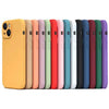 Silicone iPhone Case (iPhone 6 - iPhone 15 Series) - Available in yellow, brown & dark green