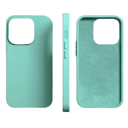 Silicone iPhone Case (iPhone 6 - iPhone 15 Series) - Available in green, purple & navy Habicare