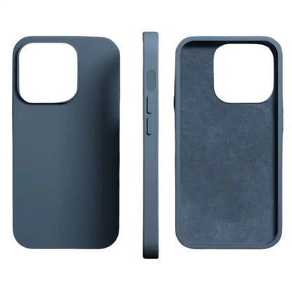 Silicone iPhone Case (iPhone 6 - iPhone 15 Series) - Available in green, purple & navy Habicare