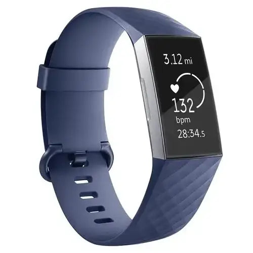 Silicone Replacement Band for Fitbit Charge 3/3SE/4 (available in 2 sizes & 14 colours) Habicare