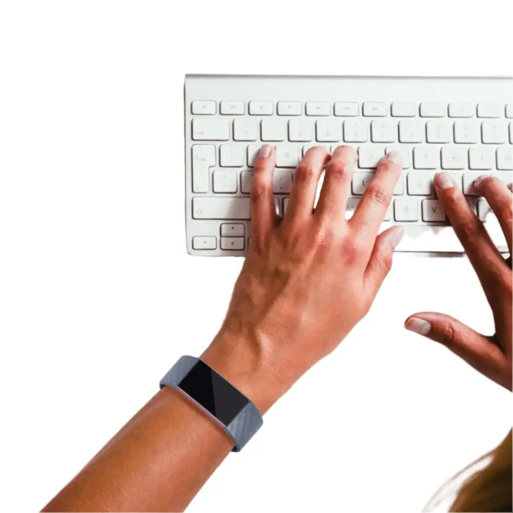 Silicone Replacement Band for Fitbit Charge 3/3SE/4 (available in 2 sizes & 14 colours) Habicare