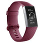 Silicone Replacement Band for Fitbit Charge 3/3SE/4 (available in 2 sizes & 14 colours) Habicare