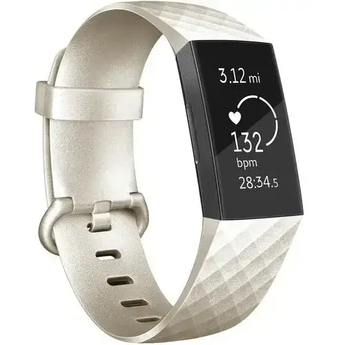 Silicone Replacement Band for Fitbit Charge 3/3SE/4 (available in 2 sizes & 14 colours) Habicare