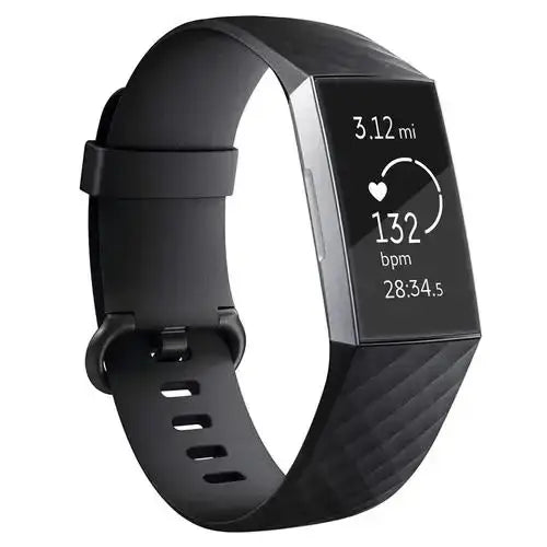 Silicone Replacement Band for Fitbit Charge 3/3SE/4 (available in 2 sizes & 14 colours) Habicare