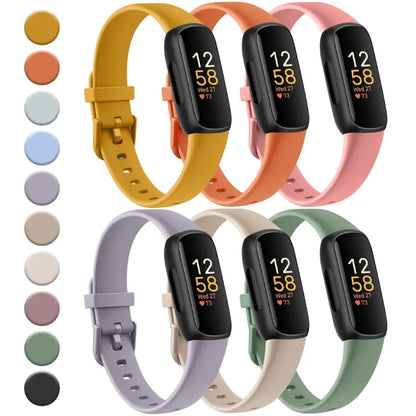 Silicone Sport Strap for the Fitbit Inspire 3 Series (21 colours available) Habicare