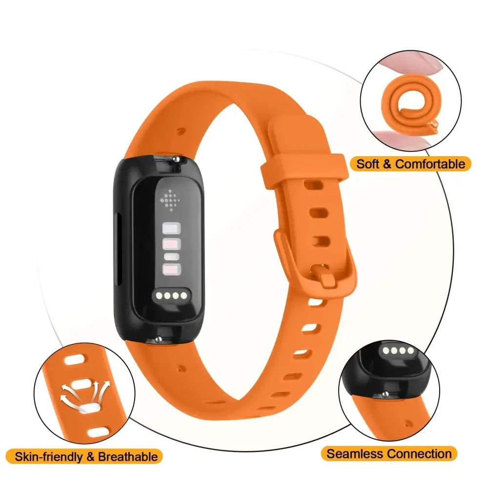 Silicone Sport Strap for the Fitbit Inspire 3 Series (21 colours available) Habicare