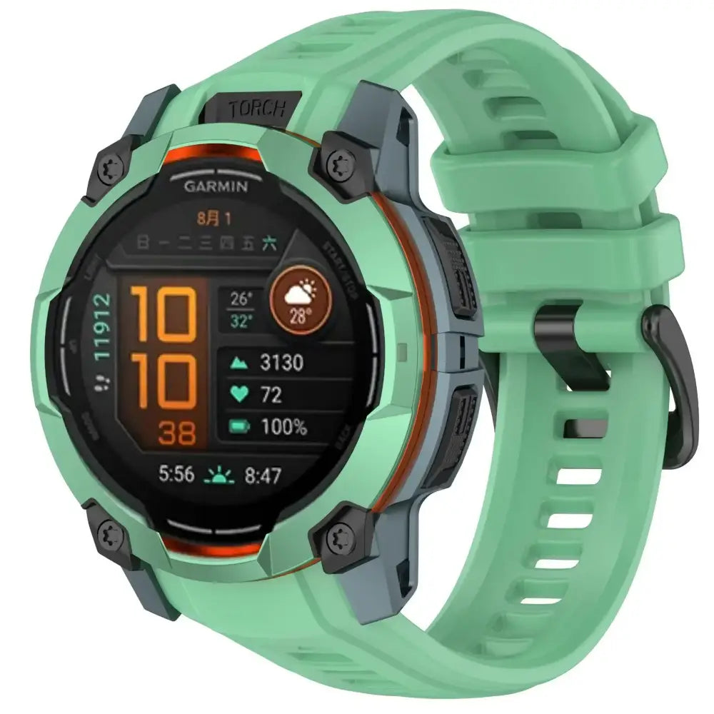 Silicone Strap for the Garmin Instinct 3/3 Solar Series (45 & 50mm) (12 colours available) Habicare
