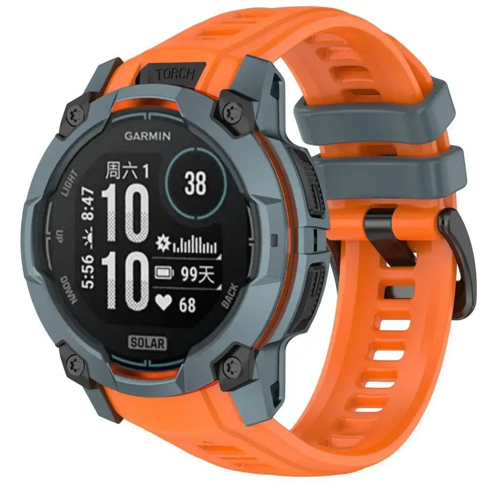 Silicone Strap for the Garmin Instinct 3/3 Solar Series (45 & 50mm) (12 colours available) Habicare