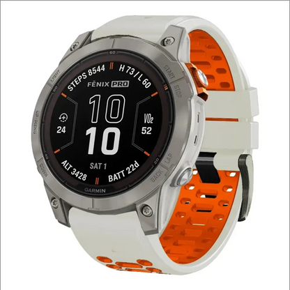 Silicone Watch Band for The Garmin Fenix 6 & 6 Pro (available in 12 colours) Habicare