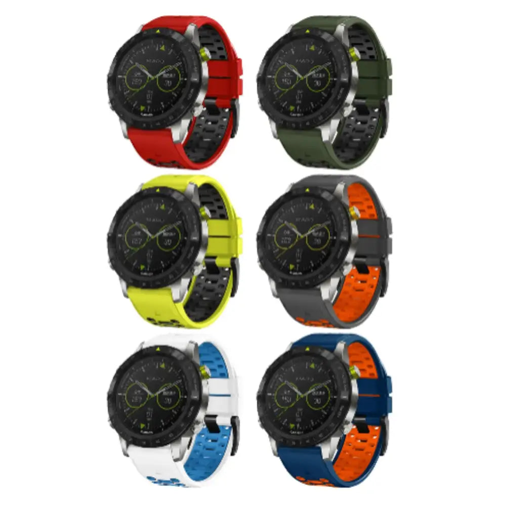 Silicone Watch Band for the Garmin Fenix 8 (47mm (available in 12 colours) Habicare
