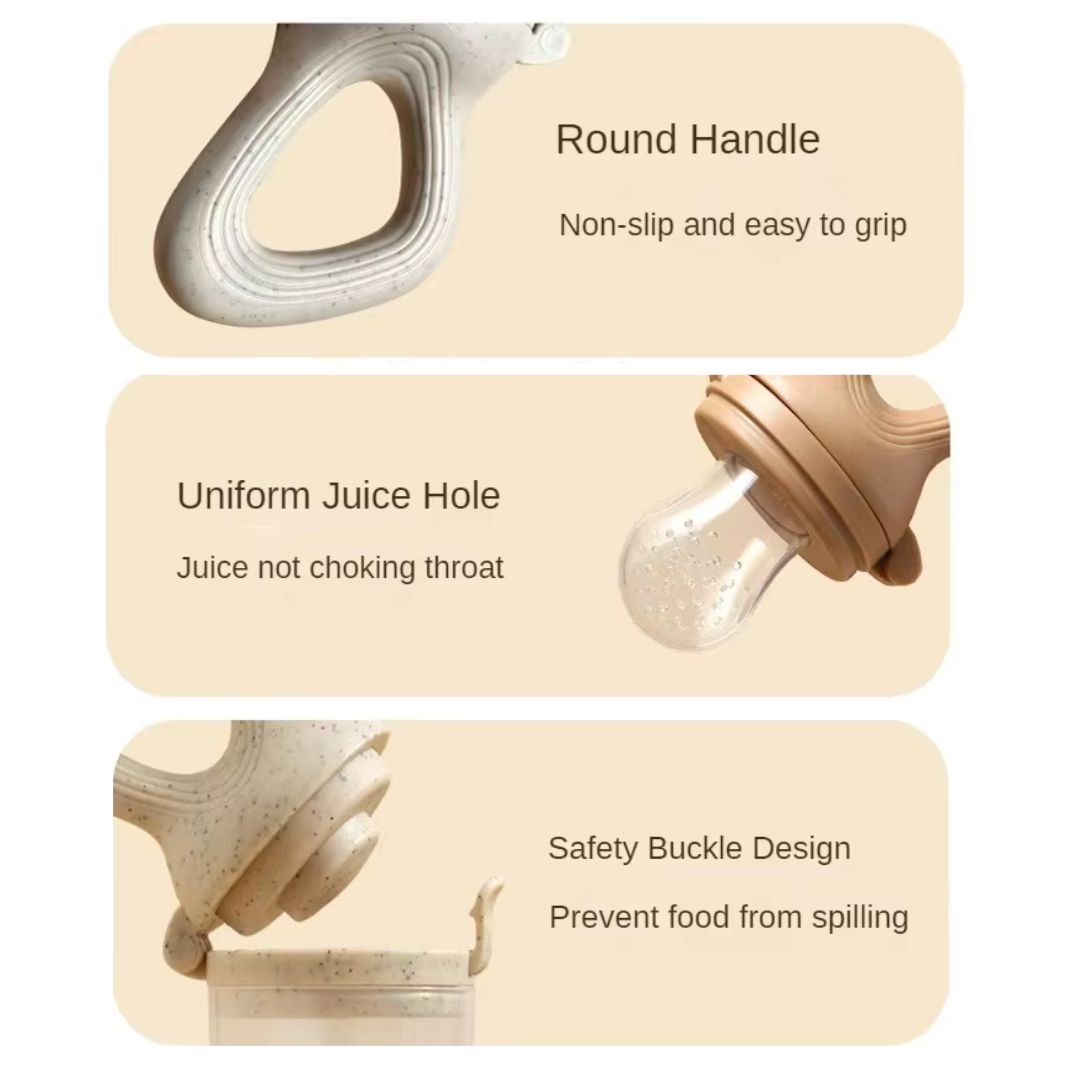 Baby Fruit Feeder - Safe Self-Feeding & Teething Relief