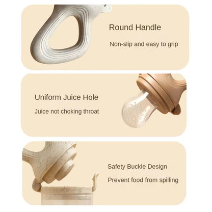 Baby Fruit Feeder - Safe Self-Feeding & Teething Relief