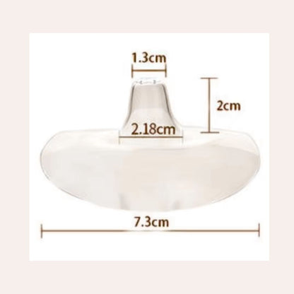Breastfeeding Nipple Shield 2 Pack - Silicone Nursing Support
