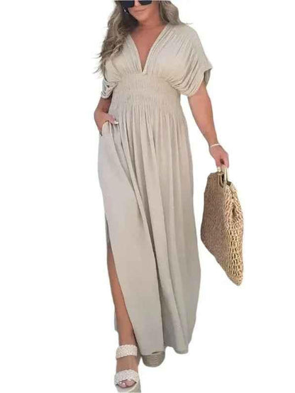 Slit & Chic Summer Dress