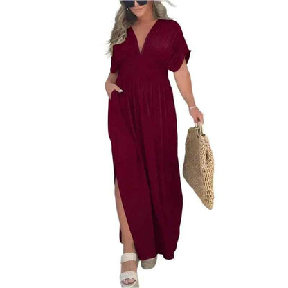 Slit & Chic Summer Dress
