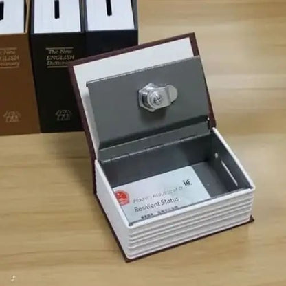 Small Book Safe (Lock Box) / Money Tin 9eight5