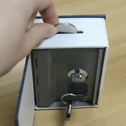 Small Book Safe (Lock Box) / Money Tin 9eight5